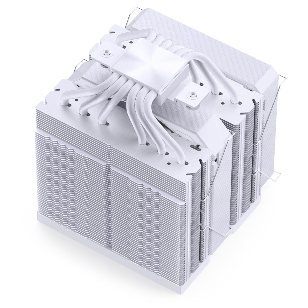 Jonsbo HX6280 CPU cooler, PWM, RGB - 130mm, white : image 4