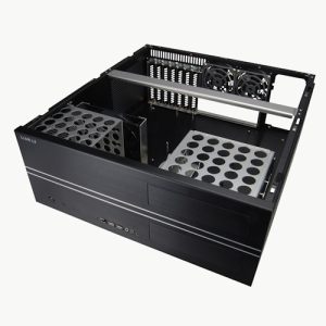 Lian Li PC-C33B Aluminium Black HTPC Desktop No PSU