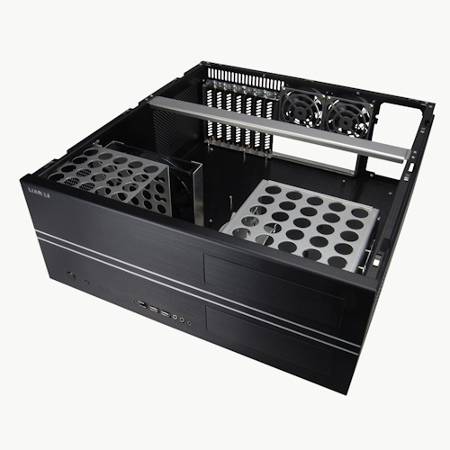 Lian Li PC-C33B Aluminium Black HTPC Desktop No PSU