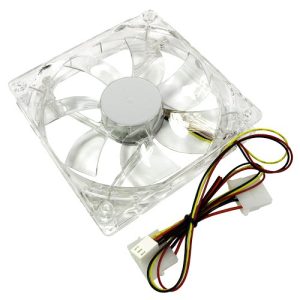 120mm Blue LED 1400 RPM Fan (120x120x25mm)