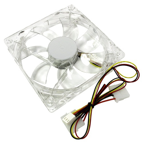 120mm Blue LED 1400 RPM Fan (120x120x25mm)