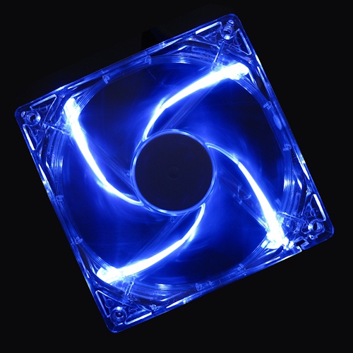 120mm Blue LED 1400 RPM Fan (120x120x25mm)