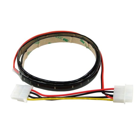 FlexLight SMD LEDs-30x2mm SMD LEDs Yellow-60cm Long With Connection Cable