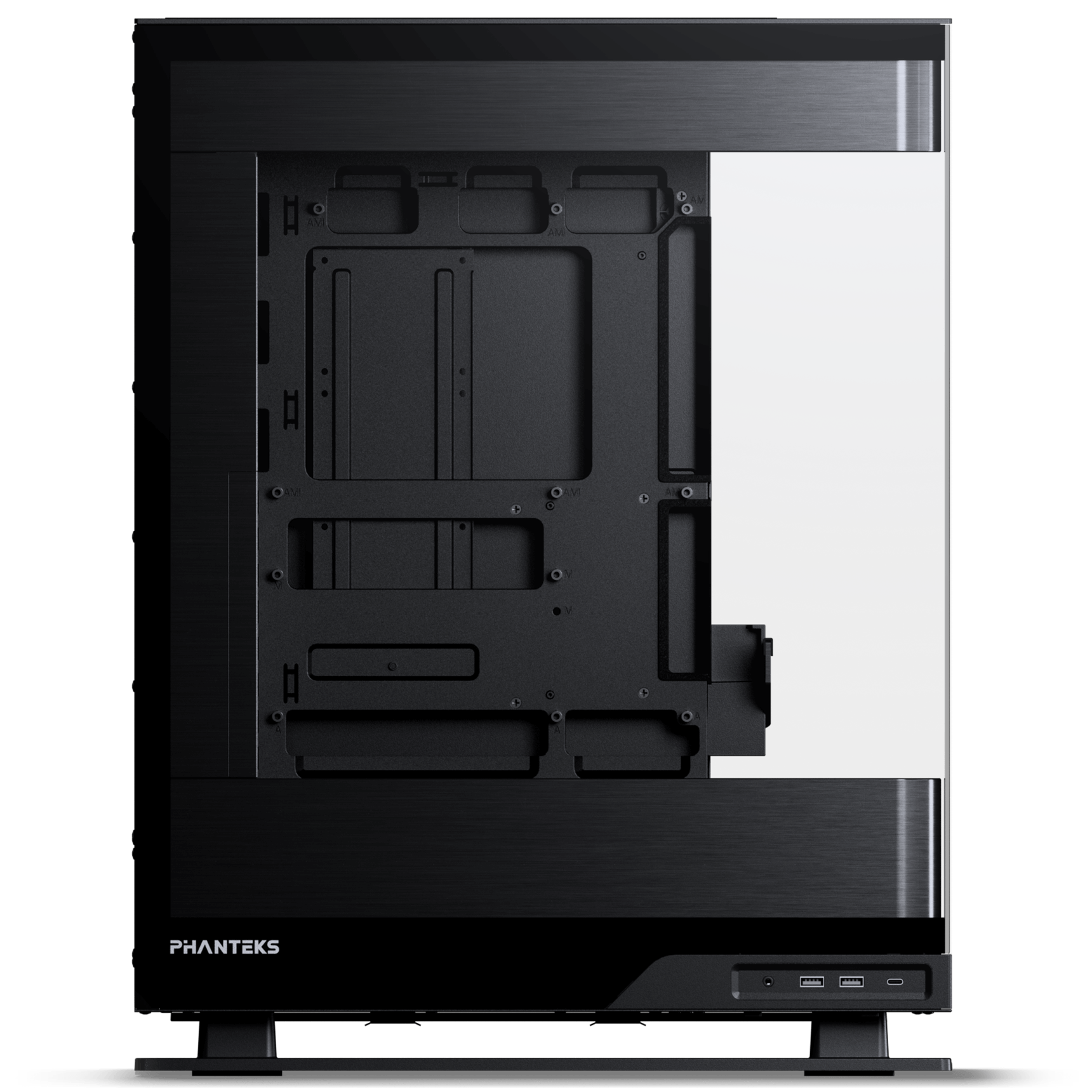 PHANTEKS Evolv X2 Midi-Tower, Tempered Glass, DRGB + Glacier One 360M25 Gen2 AIO - Black