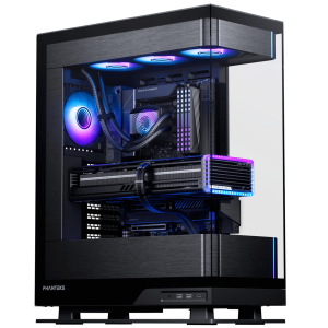 PHANTEKS Evolv X2 Midi-Tower, Tempered Glass, DRGB + Glacier One 360M25 Gen2 AIO - Black