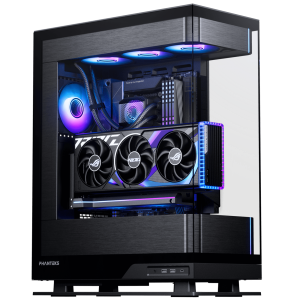 PHANTEKS Evolv X2 Midi-Tower, Tempered Glass, DRGB + Glacier One 360M25 Gen2 AIO - Black