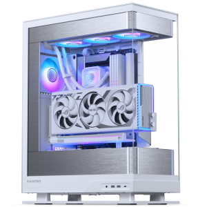 PHANTEKS Evolv X2 Midi-Tower, Tempered Glass, DRGB + Glacier One 360M25 Gen2 AIO - White : image 2