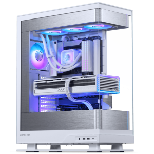 PHANTEKS Evolv X2 Midi-Tower, Tempered Glass, DRGB + Glacier One 360M25 Gen2 AIO - White : image 5