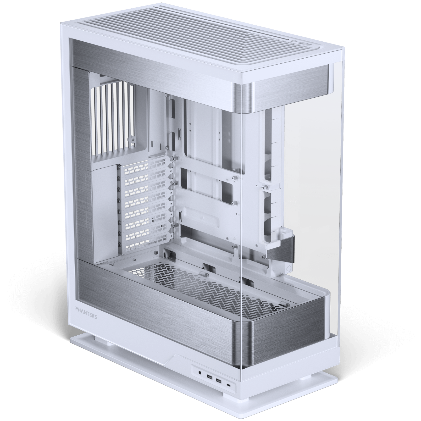 PHANTEKS Evolv X2 Midi-Tower, Tempered Glass, DRGB + Glacier One 360M25 Gen2 AIO - White : image 3