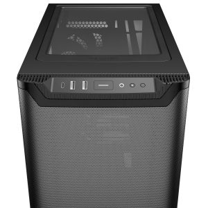 be quiet! Pure Base 501 Airflow PC case, midi tower, ATX, tempered glass - black : image 2