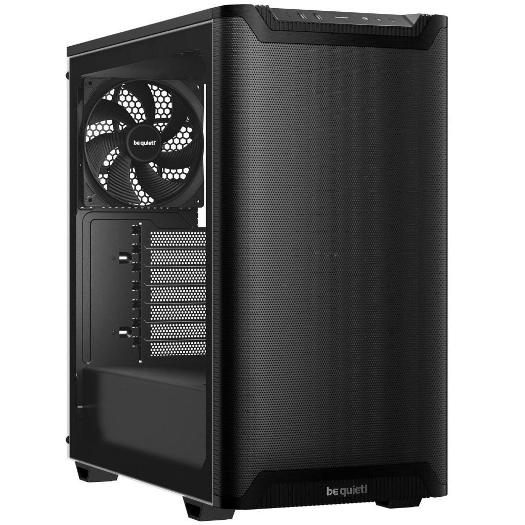 be quiet! Pure Base 501 Airflow PC case, midi tower, ATX, tempered glass - black : image 1