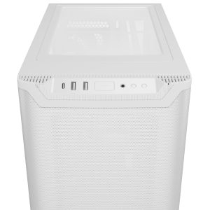 be quiet! Pure Base 501 Airflow PC case, Midi-Tower, ATX, Tempered Glass - white