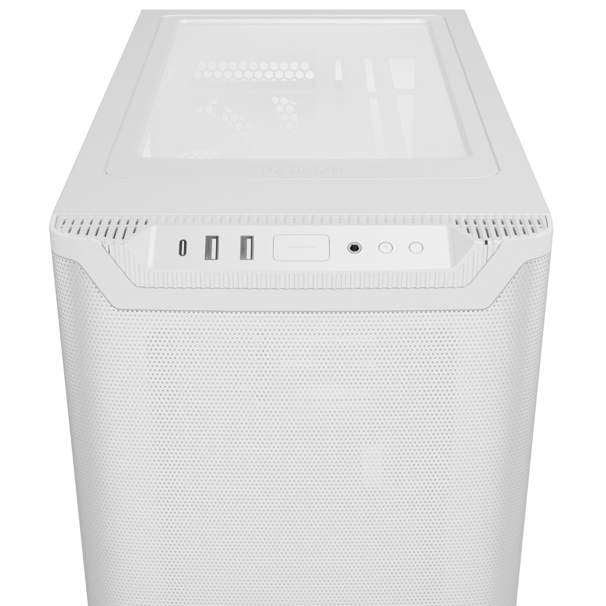 be quiet! Pure Base 501 Airflow PC case, Midi-Tower, ATX, Tempered Glass - white