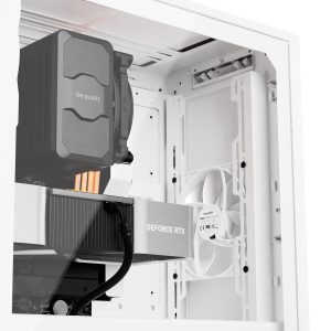 be quiet! Pure Base 501 Airflow PC case, Midi-Tower, ATX, Tempered Glass - white
