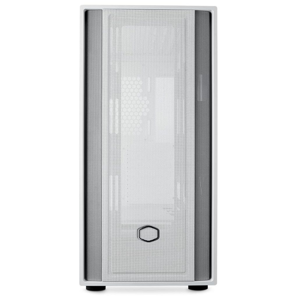 Cooler Master MasterBox 600 Lite PC Case, Midi-Tower, E-ATX, Tempered Glass - White