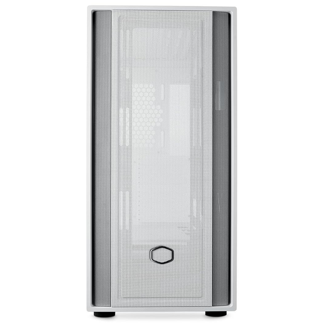 Cooler Master MasterBox 600 Lite PC Case, Midi-Tower, E-ATX, Tempered Glass - White