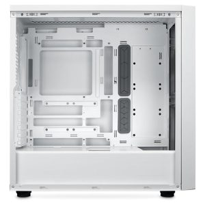 Cooler Master MasterBox 600 Lite PC Case, Midi-Tower, E-ATX, Tempered Glass - White