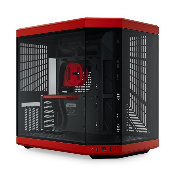 Hyte Y70 Midi Tower Standard – black / red