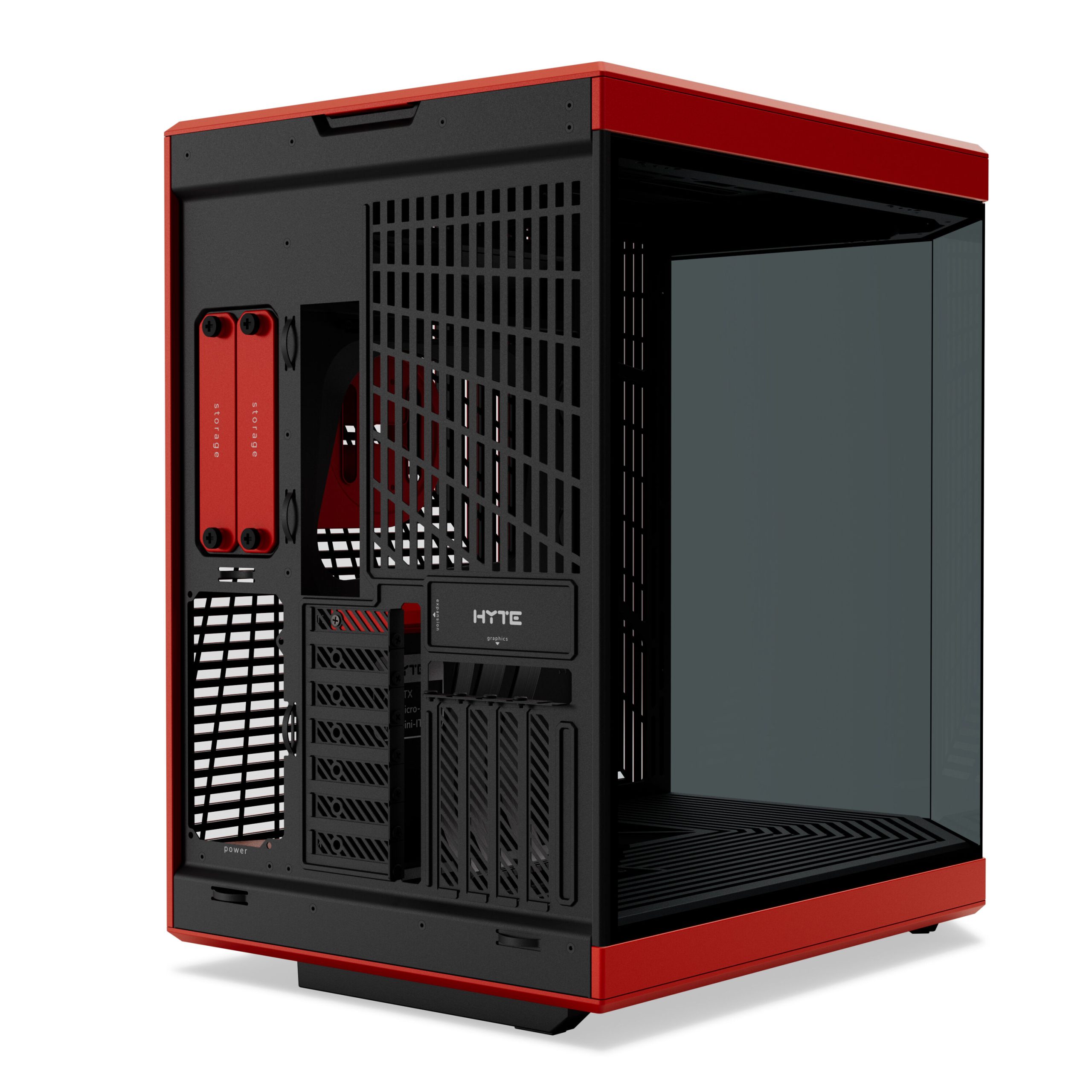Hyte Y70 Midi Tower Standard - black / red