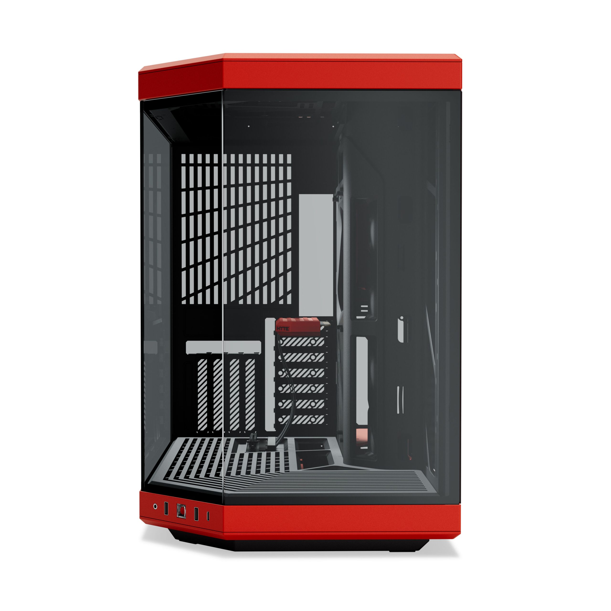 Hyte Y70 Midi Tower Standard - black / red