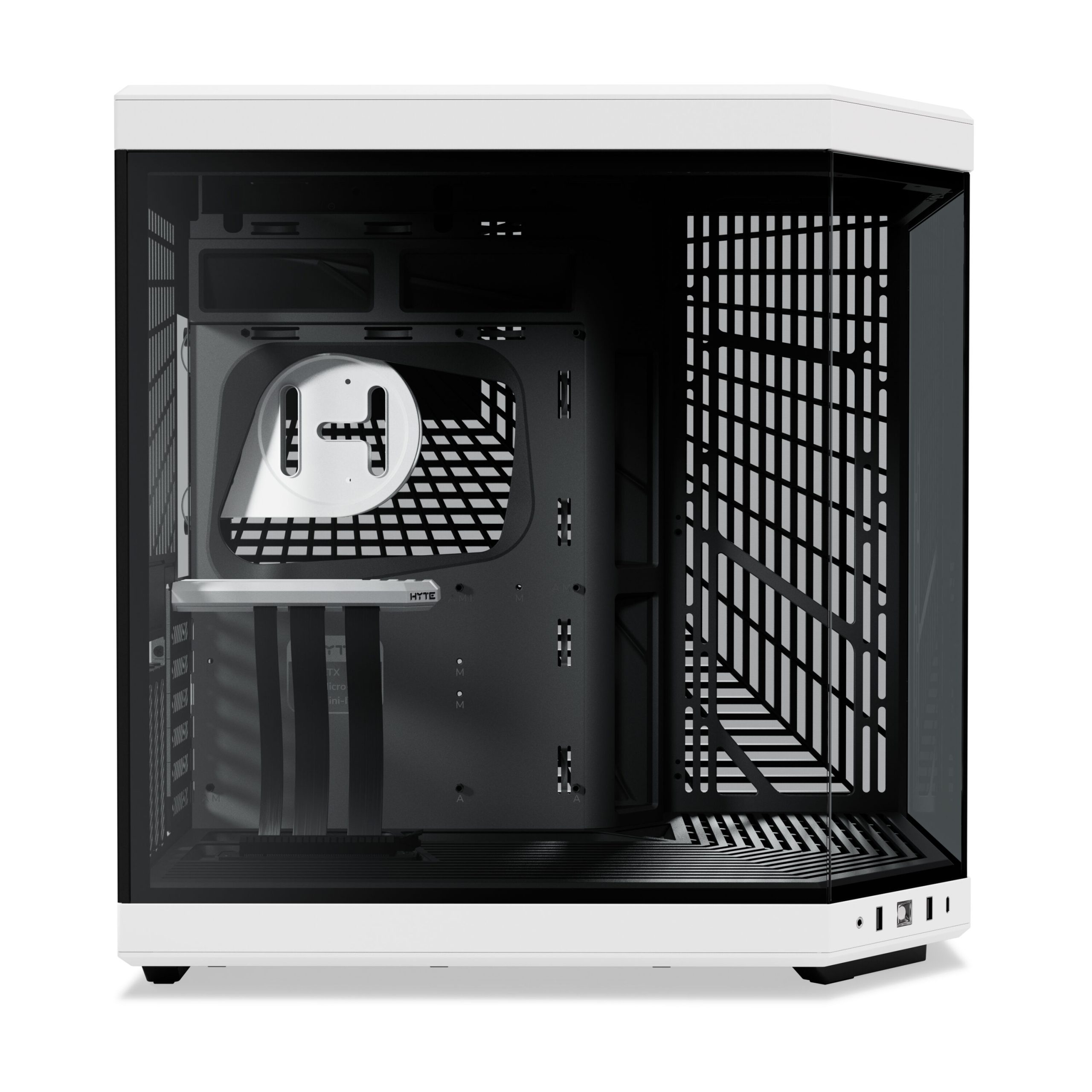 Hyte Y70 Midi Tower Standard - black / white