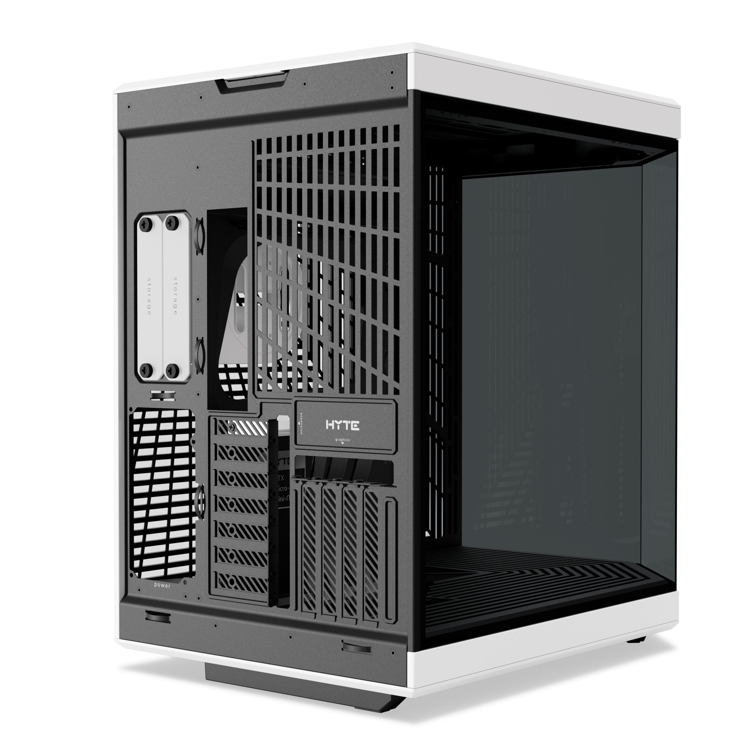 Hyte Y70 Midi Tower Standard - black / white