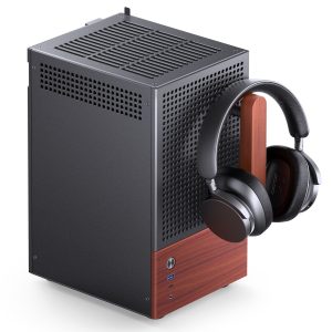 Jonsbo T6 PC Case, Mini-Tower, Mini-ITX, Tempered Glass, Wood - Black : image 7