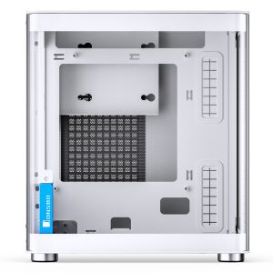 Jonsbo TK-0 PC Case, Mini-Tower, Mini-ITX, Tempered Glass, Wood - White : image 6