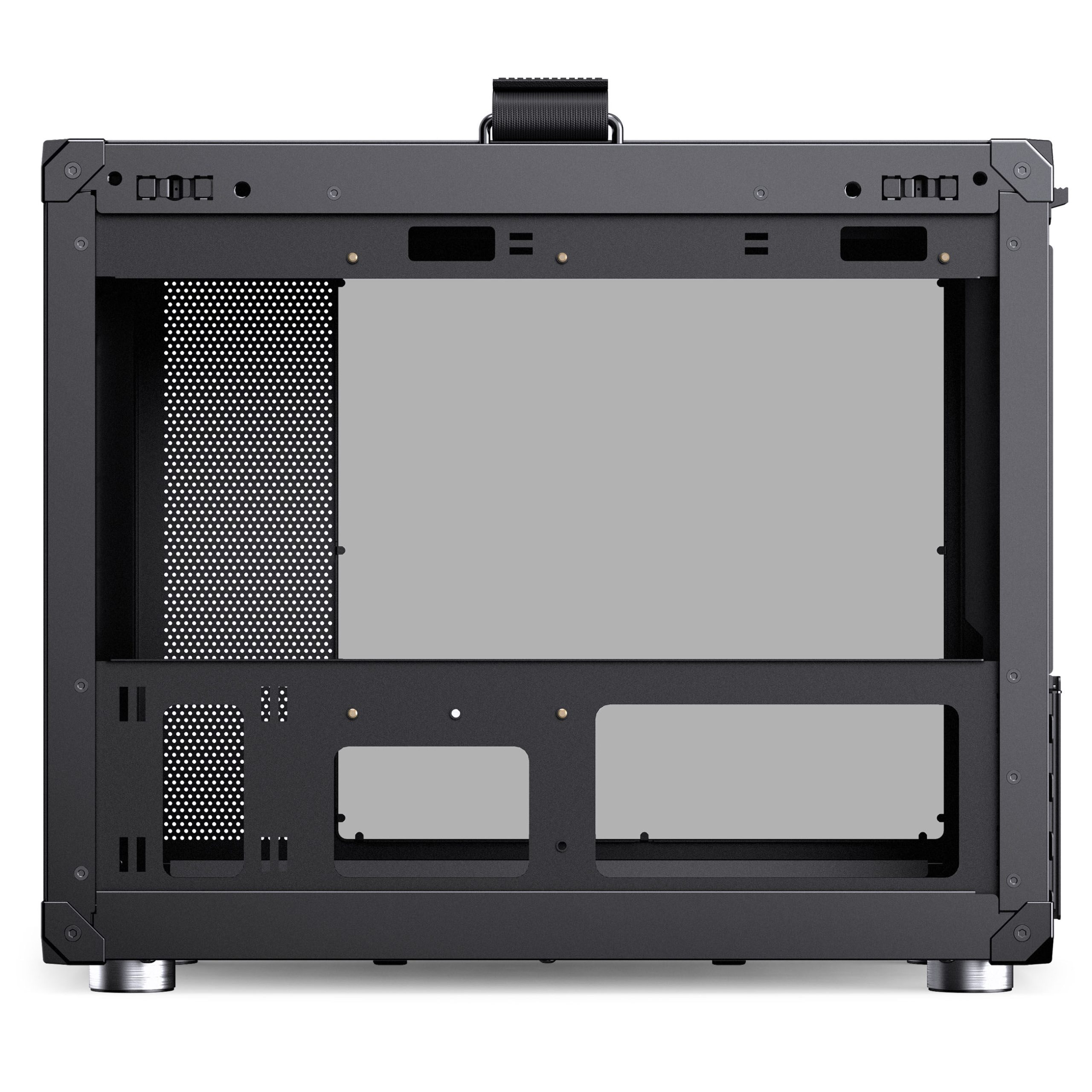 Jonsbo C6 MAX PC Case, Mini Case, Micro-ATX, Tempered Glass - Black