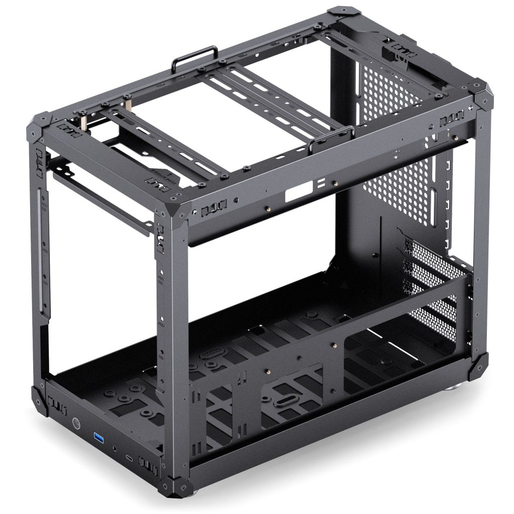 Jonsbo C6 MAX PC Case, Mini Case, Micro-ATX, Tempered Glass - Black
