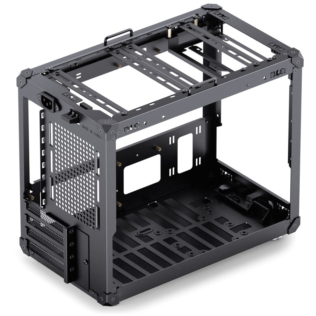 Jonsbo C6 MAX PC Case, Mini Case, Micro-ATX, Tempered Glass - Black