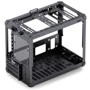 Jonsbo C6 MAX PC Case, Mini Case, Micro-ATX, Tempered Glass - Black