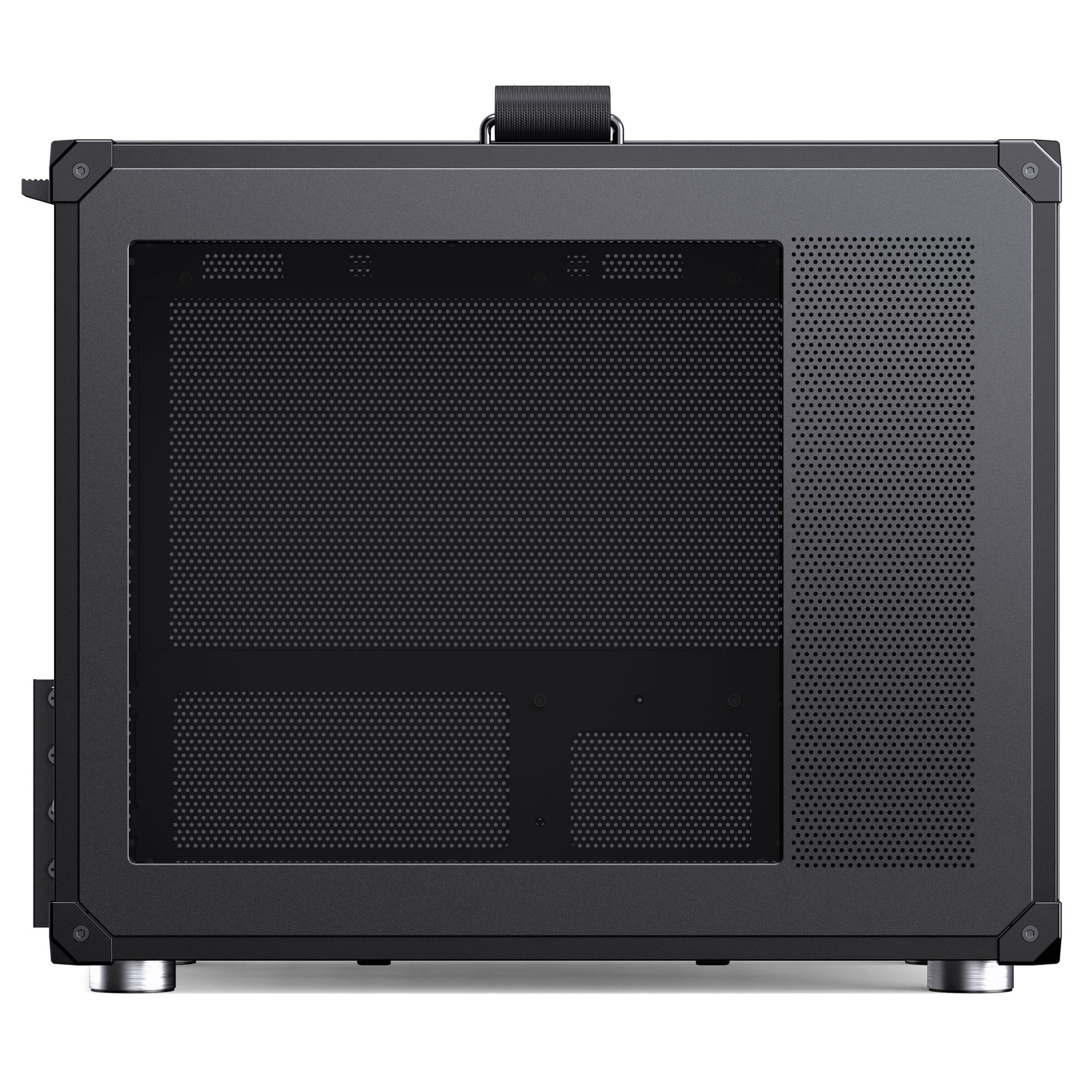 Jonsbo C6 MAX PC Case, Mini Case, Micro-ATX, Tempered Glass - Black
