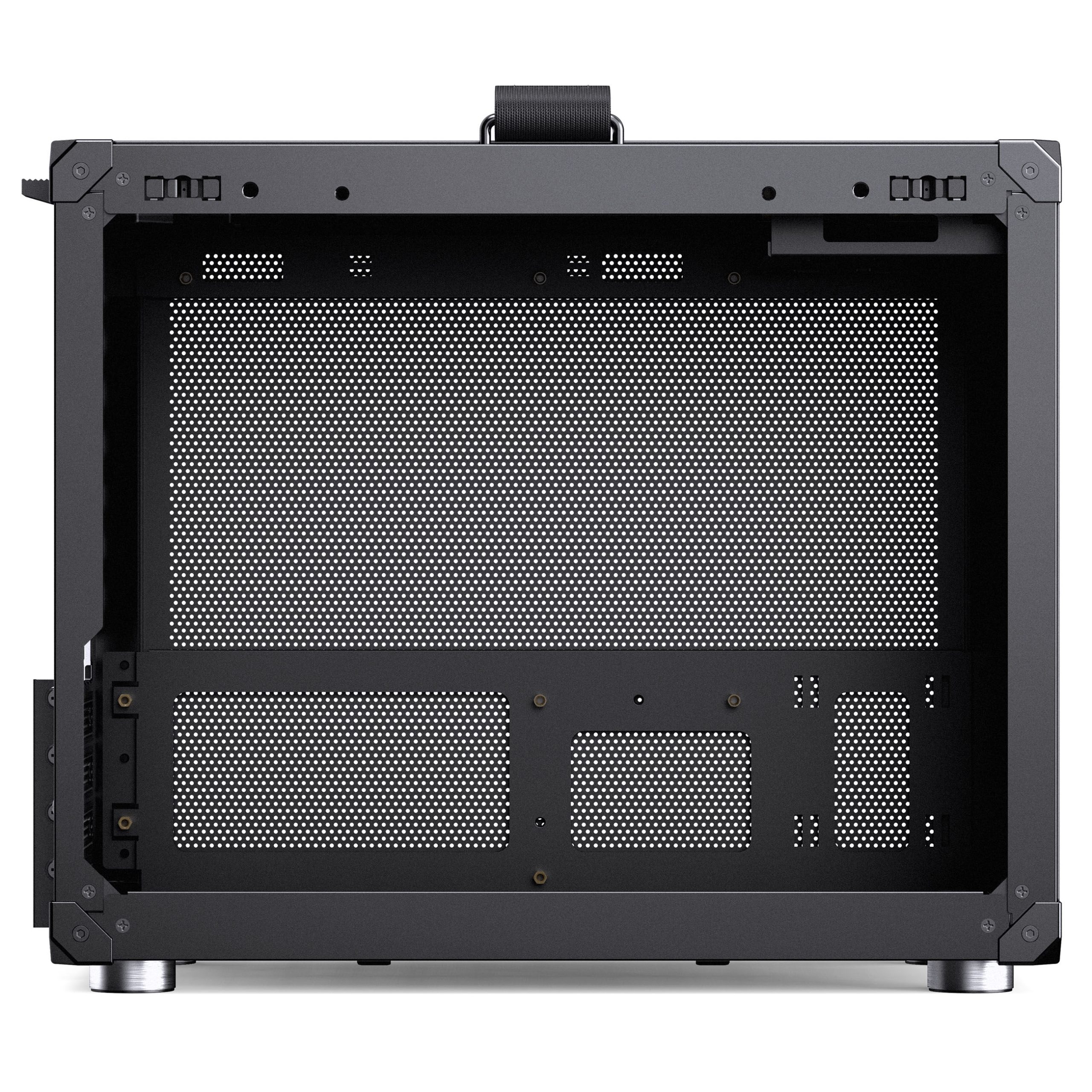 Jonsbo C6 MAX PC Case, Mini Case, Micro-ATX, Tempered Glass - Black