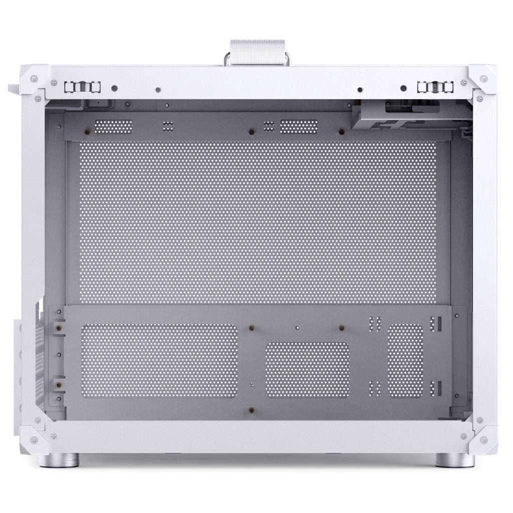 Jonsbo C6 MAX PC Case, Mini Case, Micro-ATX, Tempered Glass - White