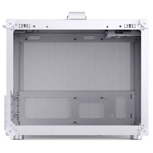 Jonsbo C6 MAX PC Case, Mini Case, Micro-ATX, Tempered Glass - White