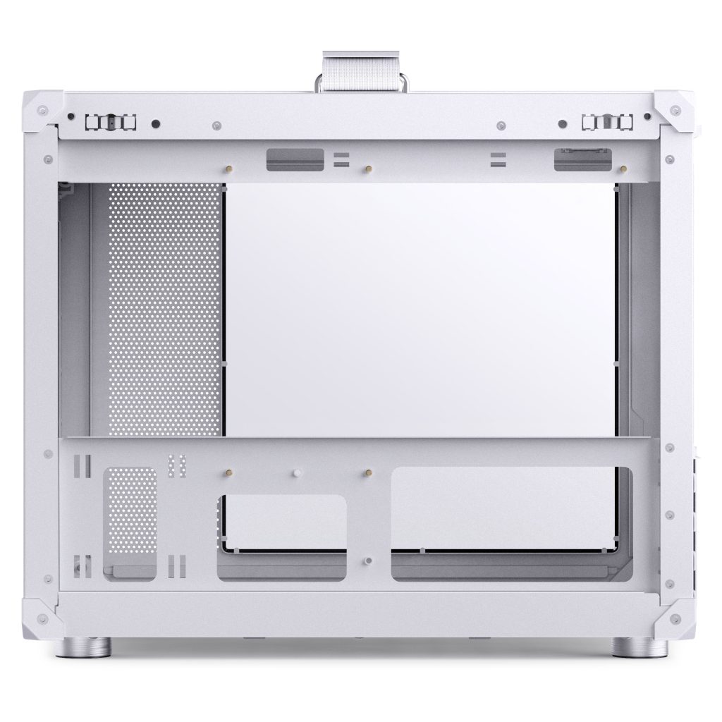 Jonsbo C6 MAX PC Case, Mini Case, Micro-ATX, Tempered Glass - White