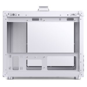 Jonsbo C6 MAX PC Case, Mini Case, Micro-ATX, Tempered Glass - White