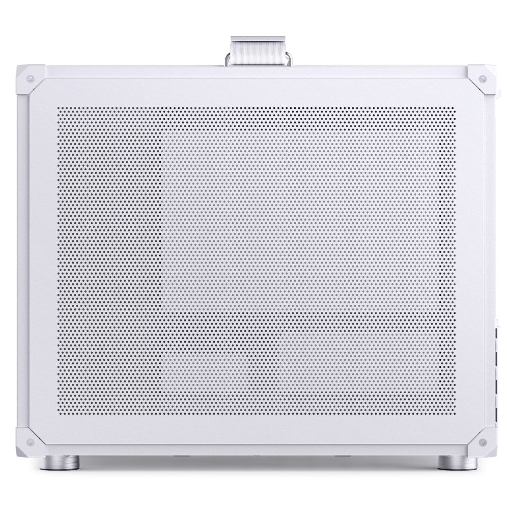 Jonsbo C6 MAX PC Case, Mini Case, Micro-ATX, Tempered Glass - White