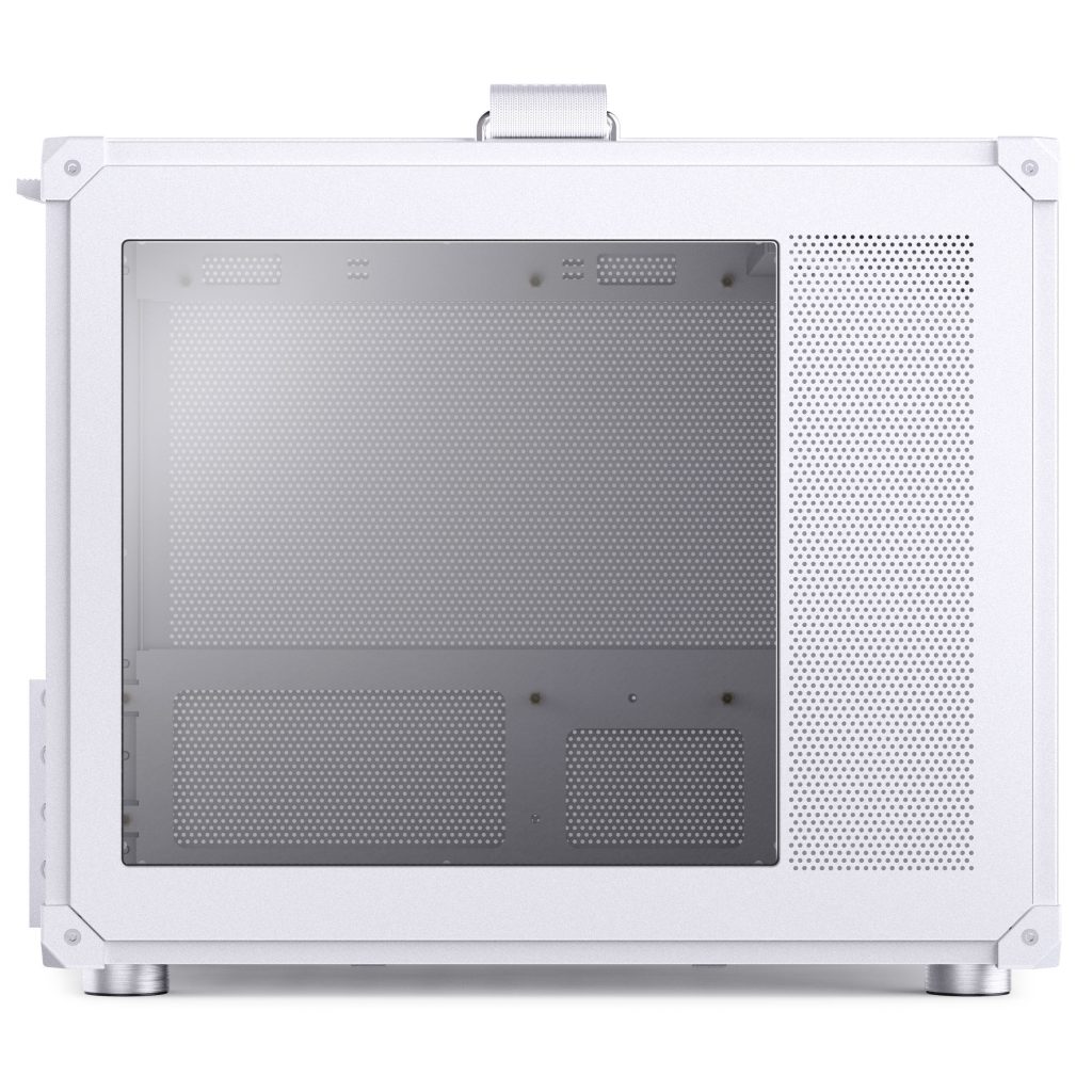 Jonsbo C6 MAX PC Case, Mini Case, Micro-ATX, Tempered Glass - White