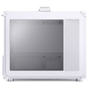 Jonsbo C6 MAX PC Case, Mini Case, Micro-ATX, Tempered Glass - White