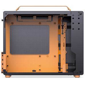 Jonsplus (Jonsbo) Z20 Micro-ATX case, with carrying handle - black/orange
