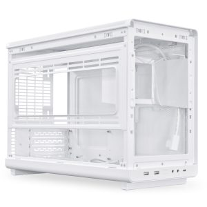 Lian Li DAN Cases A3-mATX Wood Edition PC Case, Micro-ATX - Beech, White