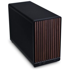 Lian Li DAN Cases A3-mATX Wood Edition Front Panel - Walnut, Black : image 4