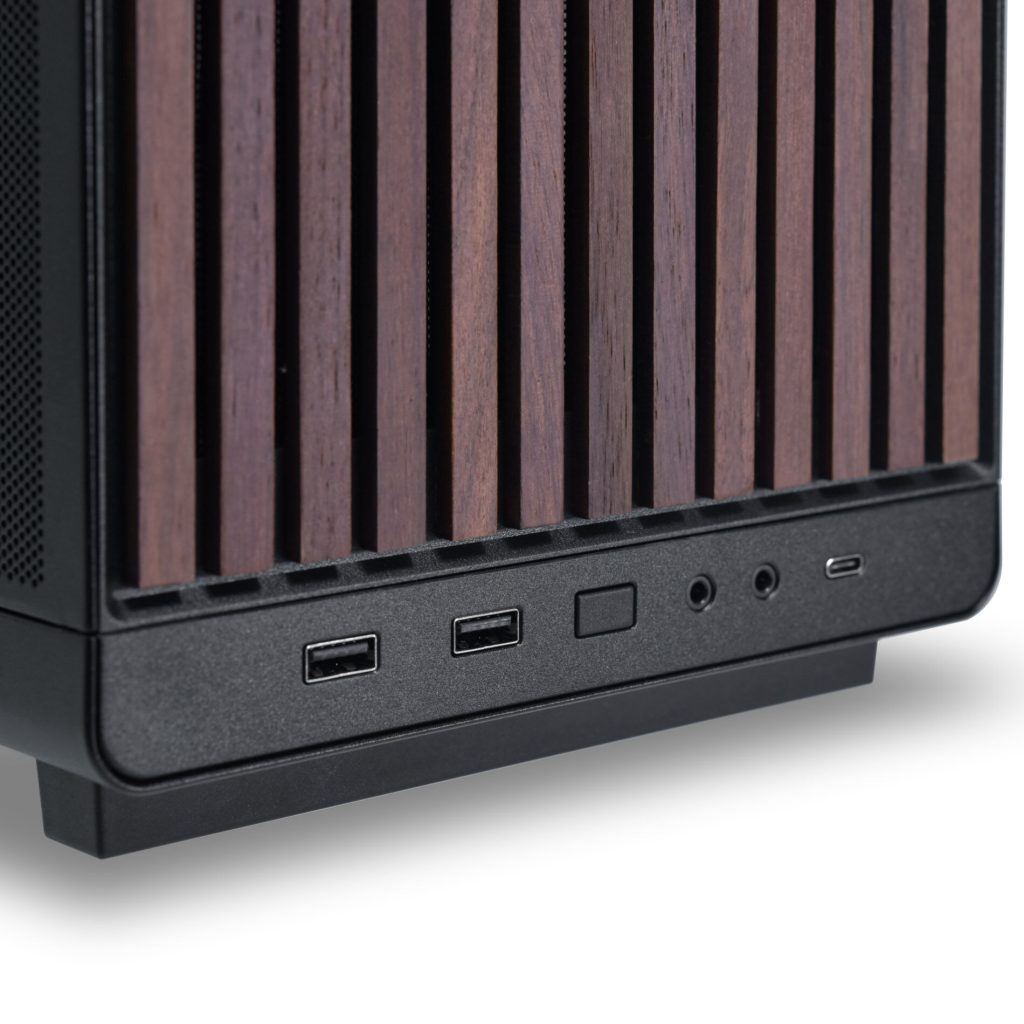 Lian Li DAN Cases A3-mATX Wood Edition Front Panel - Walnut, Black : image 6