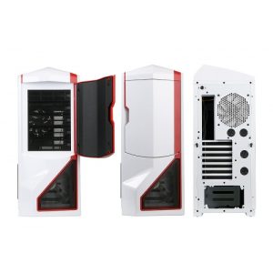 NZXT Phantom White / Red Stripes Full Tower Case