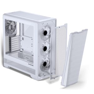 PHANTEKS Eclipse G400A Midi Tower, Tempered Glass, D-RGB - white