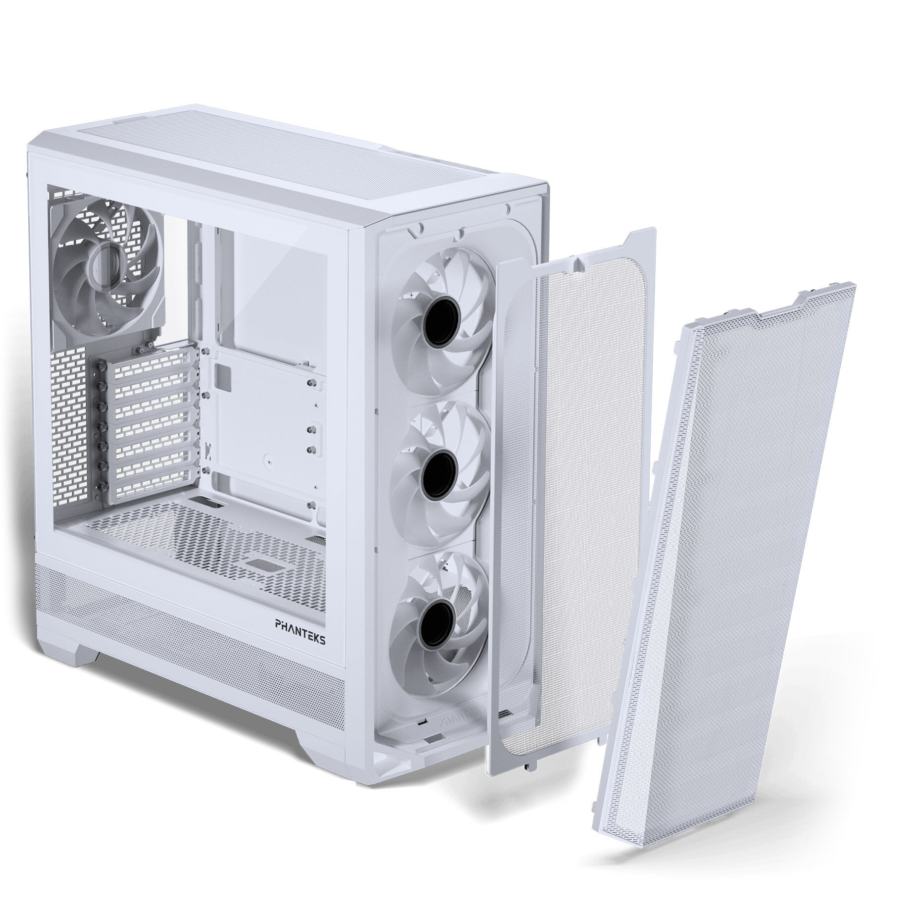 PHANTEKS Eclipse G400A Midi Tower, Tempered Glass, D-RGB - white