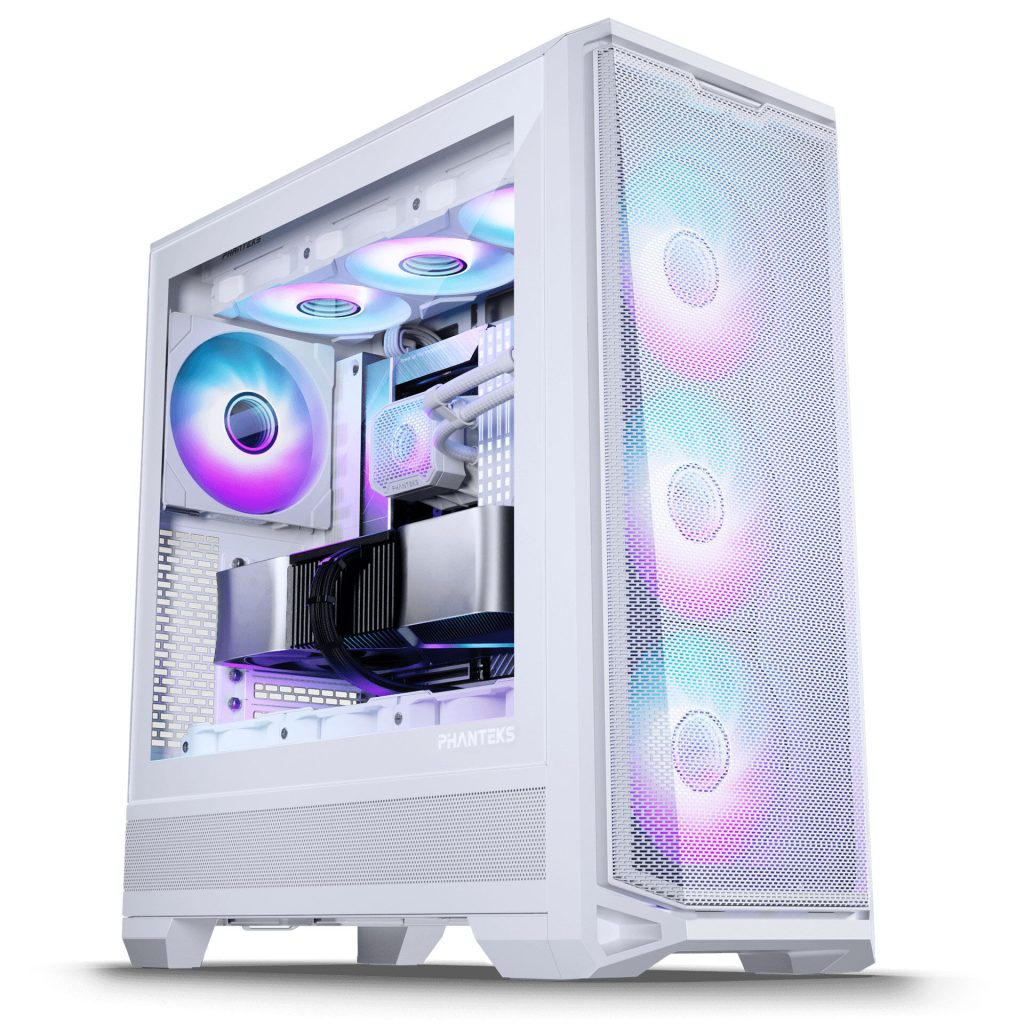 PHANTEKS Eclipse G400A Midi Tower, Tempered Glass, D-RGB - white