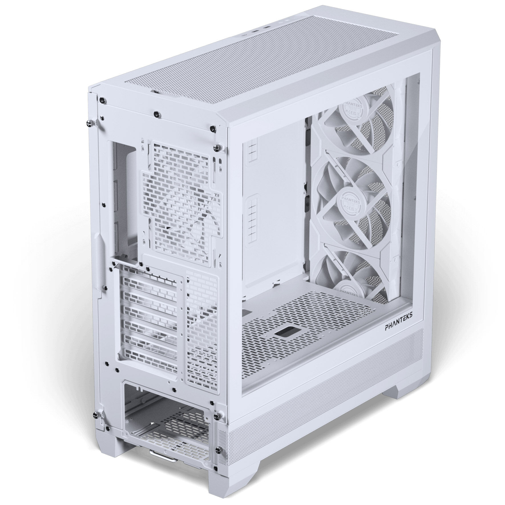 PHANTEKS Eclipse G400A Midi Tower, Tempered Glass, D-RGB - white